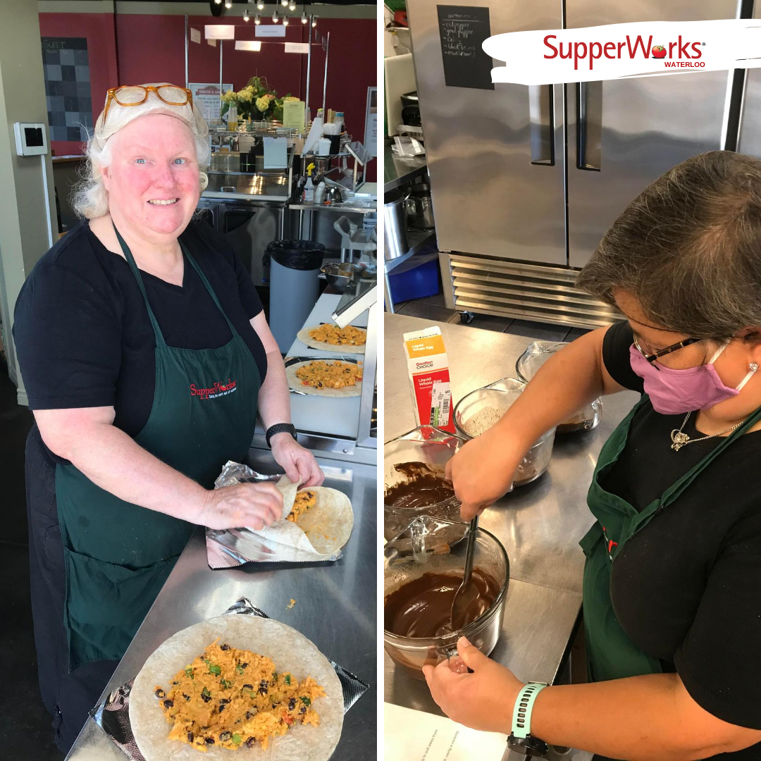 timeforsupperKW's tweet photo. Our amazing staff in action! π©βπ³
Laura is making sweet potato and veggie wraps π― and Lisa is making fudgey-fudge brownies!
YUM!
What is YOUR favourite wrap and dessert combo? Let us know in the comments below!
#kwawesome #supportlocal #supperworks #mealprep #mealkit https://t.co/XIRQlmXcXw
