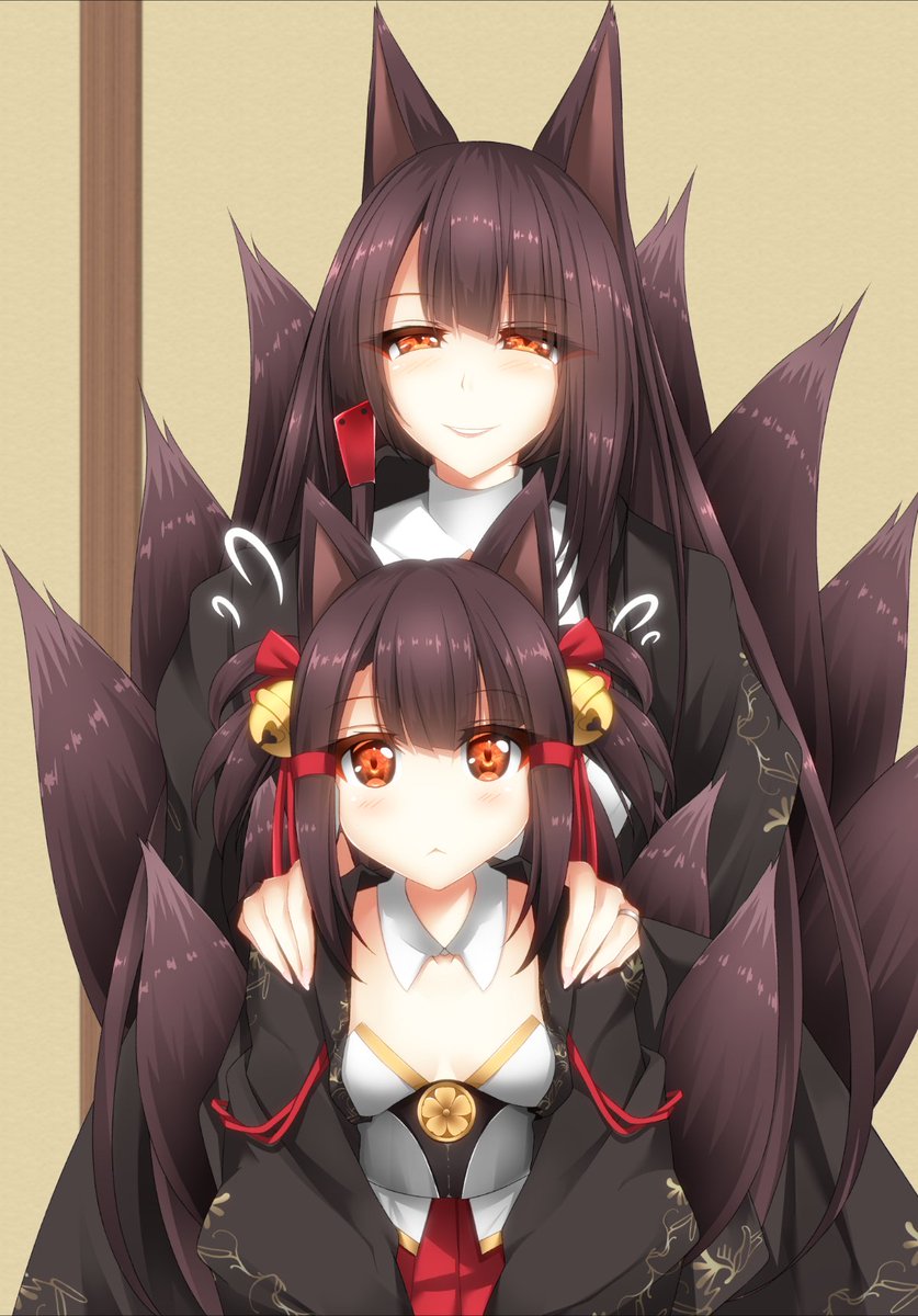 赤城(アズールレーン) 「最近ご無沙汰してるので、赤城's成分摂取? 」|紅葉月るな🍁お仕事/Skeb募集中のイラスト