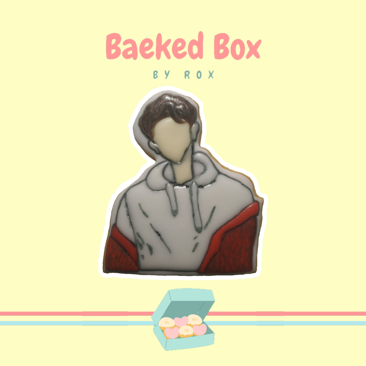 baekedbox's tweet photo. [SAMPLE] EXO Baekhyun Delight Cookie

4x3.5inches sugar cookie base with royal icing design.

#royalicingcookies #personalizedcookies #kpopcookies #exocookies https://t.co/i9lKrPbzak