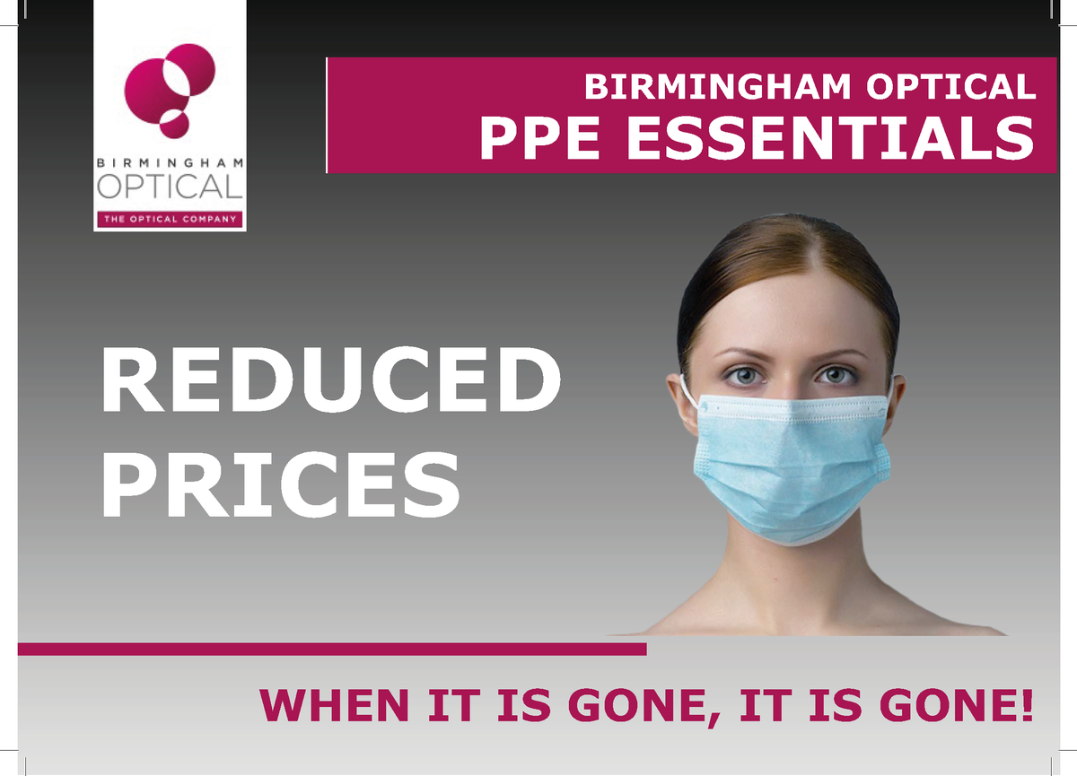 bhamoptical's tweet image. We have reviewed the prices of our exceptional range of #PPE products and decided we want to do more to help you stay safe in your practice, that is why we are offering a huge #sale on our #PPE products right now! Click the link below to find out more:
ow.ly/CeCu50AISbc