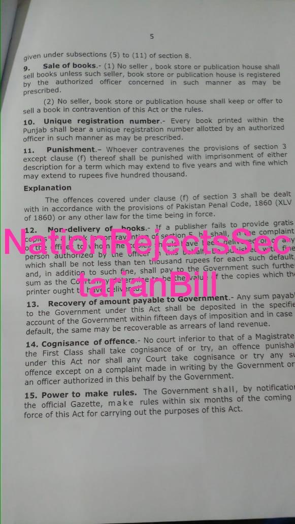 TeamConfronters's tweet photo. Lets start trending #NationRejectsSectarianBill against the so called sectarian bill which was signed in Punjab Assembly &amp; hurts Shia &amp; Sunni Community in Pakistan https://t.co/zh2mjCKFBX