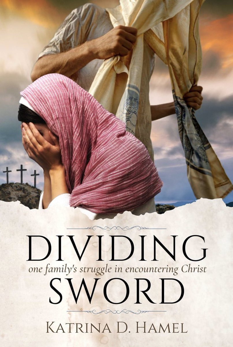 PeachesPrayer's tweet photo. @PINKSODALOVE Dividing Sword by @katrinadhamel... it is Christian fiction based on the book of Matthew and I felt like I was meeting Jesus and shaking His hand as I read. It was super powerful. The Holy Spirit definitely helped her write that book! https://t.co/MiwUWrWwTS