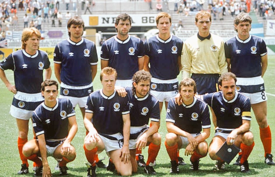【超レア】スコットランド代表　1986年 Scotland team line-up 1986 #Scotland