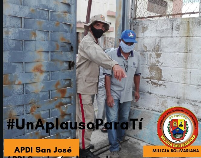 ApdiSanjose's tweet photo. #FelizLunes
#27Jul

Milicia Bolivariana de la APDI San José del Municipio Valencia acompaña Jornada de registro de nuevos electores.

#MiliciaBolivariana 
#LaSaludEsPrimero 
@ADI_Tacarigua https://t.co/lsFKc4Sj6l