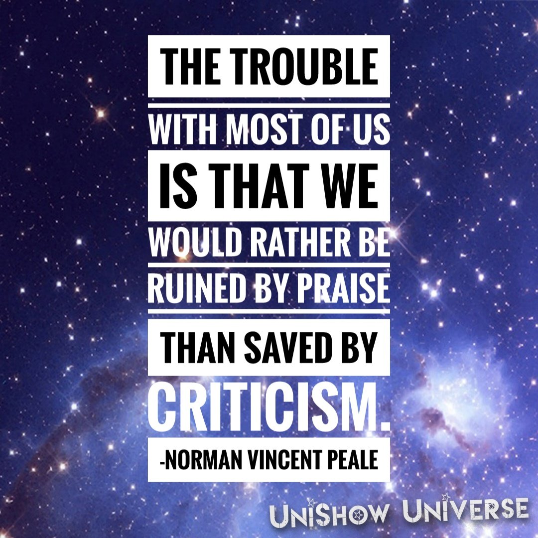 UniShowUniverse's tweet photo. #MondayMotivation #InspirationalQuotes #Inspiration #notablequotes #UniShowUniverse #embracecriticism https://t.co/nVSufRQdUB