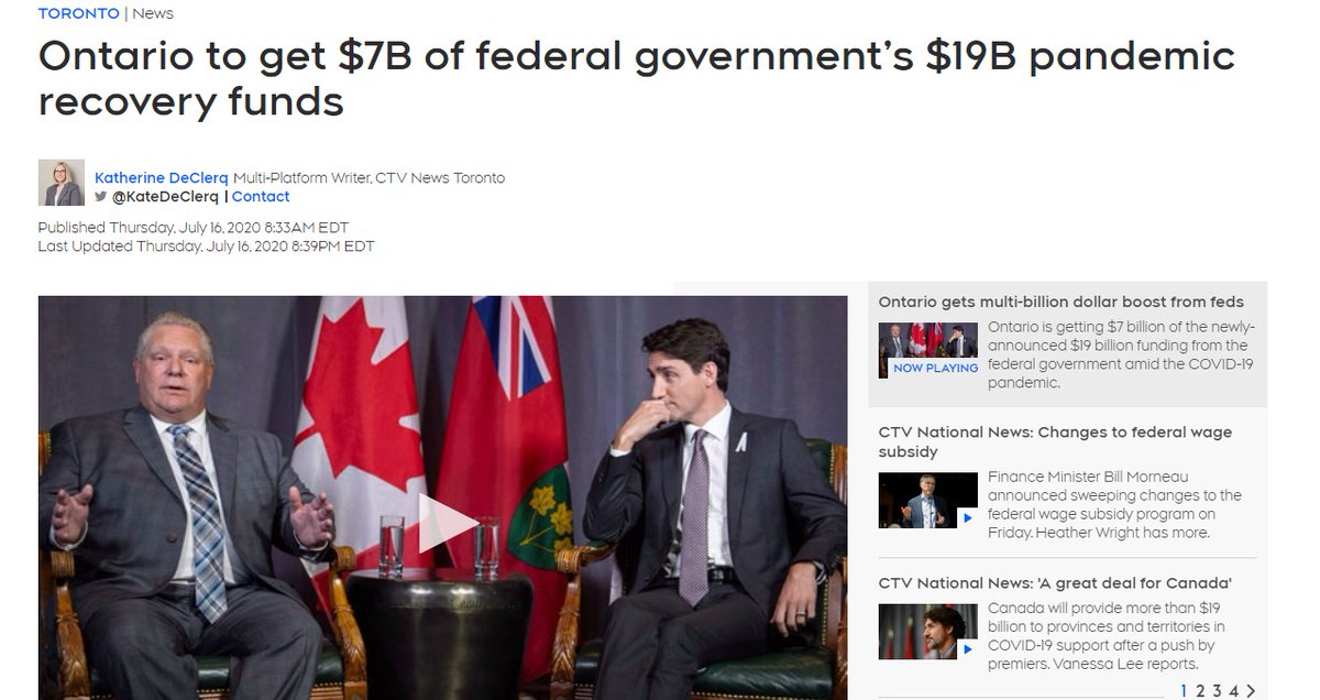 kristynwongtam's tweet photo. Ontario was getting $7B from the Feds.
What happened to the other $3B?

Also, Toronto needs at least $1.5B this year and in 2021. https://t.co/efQyKIkPUv