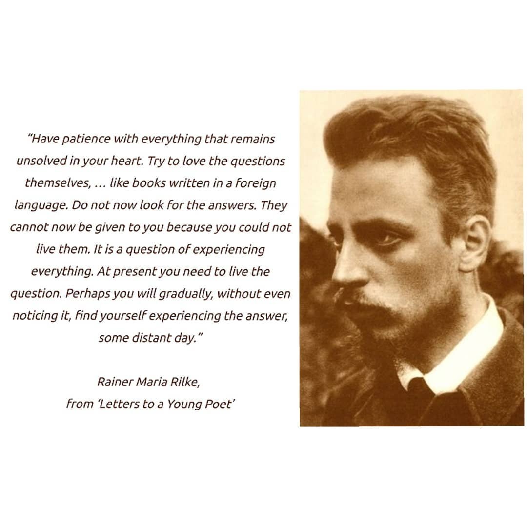 themakerscollab's tweet photo. For #StoryMonday today, read this #preciousletter from Rainer Maria Rilke to a 19 year old who in two minds between choosing poetry &amp; military as a career, &amp; asks Rilke for his advice on the quality of his writing. 
#STEAMOnline #Letterstoayoungpoet #RainerMariaRilke #lifeofapoet https://t.co/Q4yyi12n64