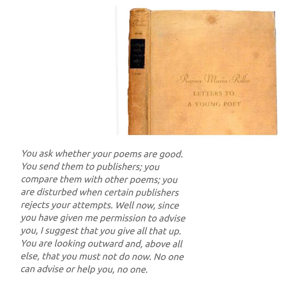 themakerscollab's tweet photo. For #StoryMonday today, read this #preciousletter from Rainer Maria Rilke to a 19 year old who in two minds between choosing poetry &amp; military as a career, &amp; asks Rilke for his advice on the quality of his writing. 
#STEAMOnline #Letterstoayoungpoet #RainerMariaRilke #lifeofapoet https://t.co/Q4yyi12n64