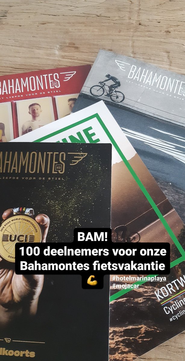 Sportieve fietsers blijven plannen maken
#cyclingwithasmile #ridewithus