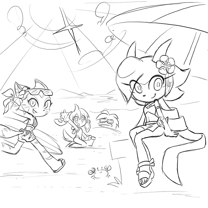 k_junginger's tweet photo. I missed @galaxytrail 's #FreedomPlanet anniversary, so here's a WIP that I'll try and finish... some time. 😅 #SashLilac #CarolTea #MillaBasset #CommanderTorque https://t.co/CjauUXQi3A