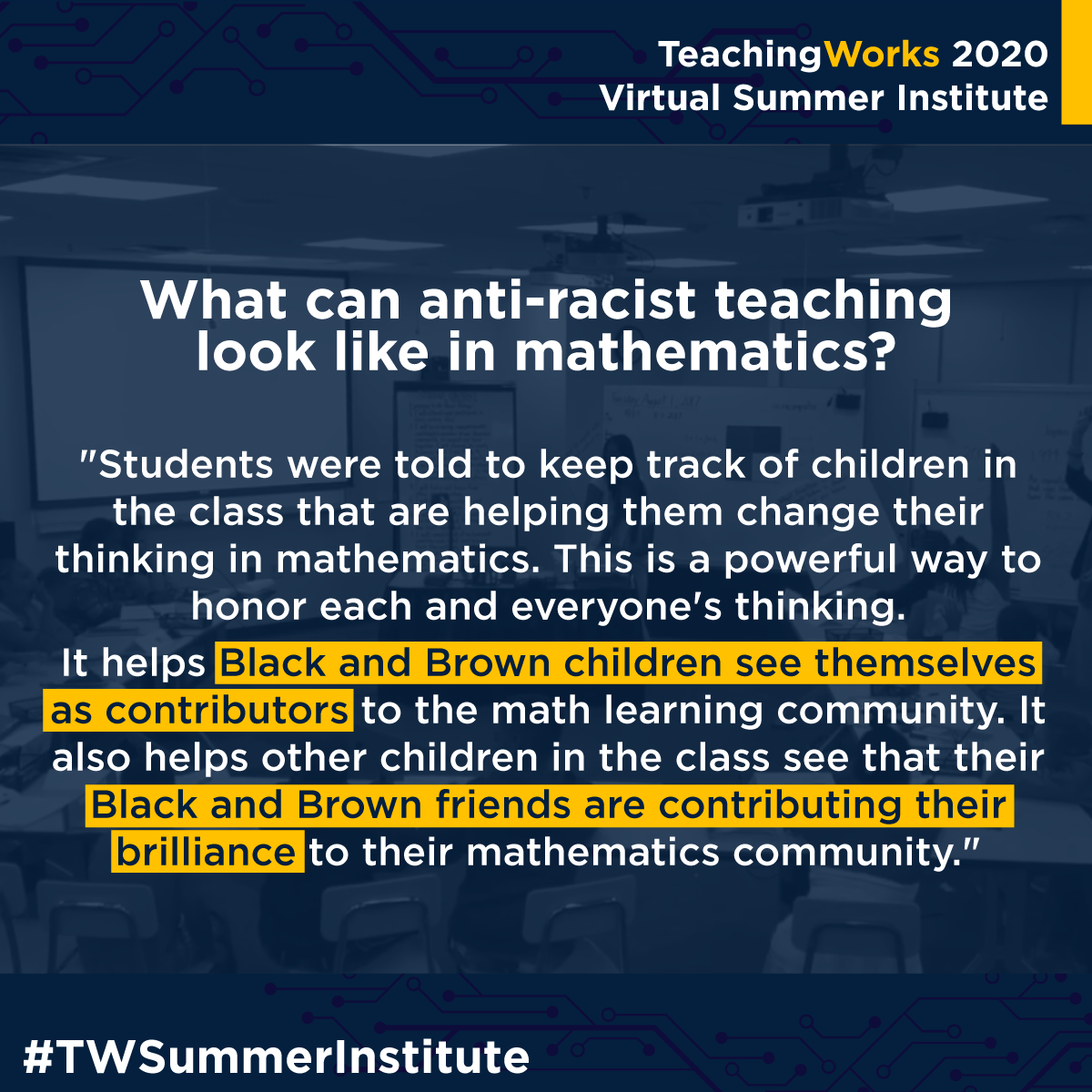 TeachingWorks tweet media