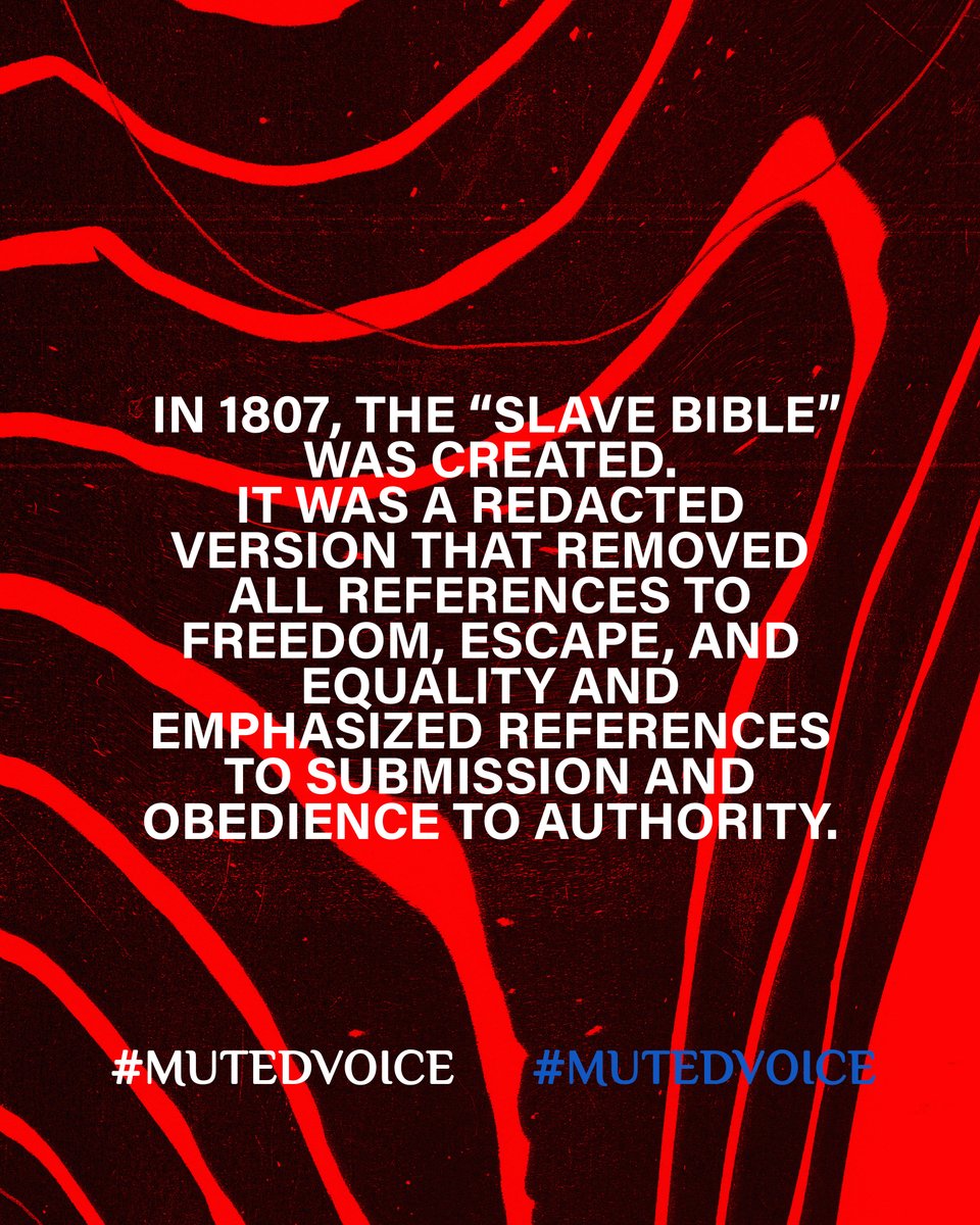 Both legislation and an edited, distorted version of the Bible justified slavery in society. Wouldn’t it take both legislation and the uncompromised truth of the whole Bible to lift injustices and inequality out of society? What are your thoughts? #MutedVoice