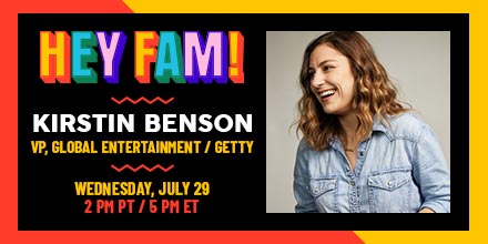 GettyImages's tweet photo. Our VP of Entertainment, Kirstin Benson, will co-host a session with @motherny's Asher McQueen where they'll dig into everything from their career trajectories to their creative passions, and shed light one why Pride is a year-long mission. Sign up here: https://t.co/NgrlMJPyMn https://t.co/Qp6yy0yuLa