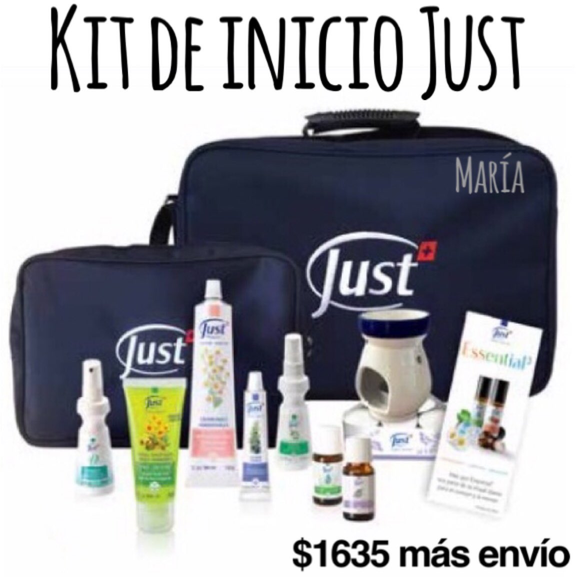 JustPromociones's tweet photo. Kit de inicio #just a $1635 más envío. Empieza tu propio negocio y forma parte de mi familia #swissjust.
#propionegocio #compartebienestar #aromaterapia #propiojefe #bienestar #bienestarfisico #bienestaremocional https://t.co/iD7xLYtGXj