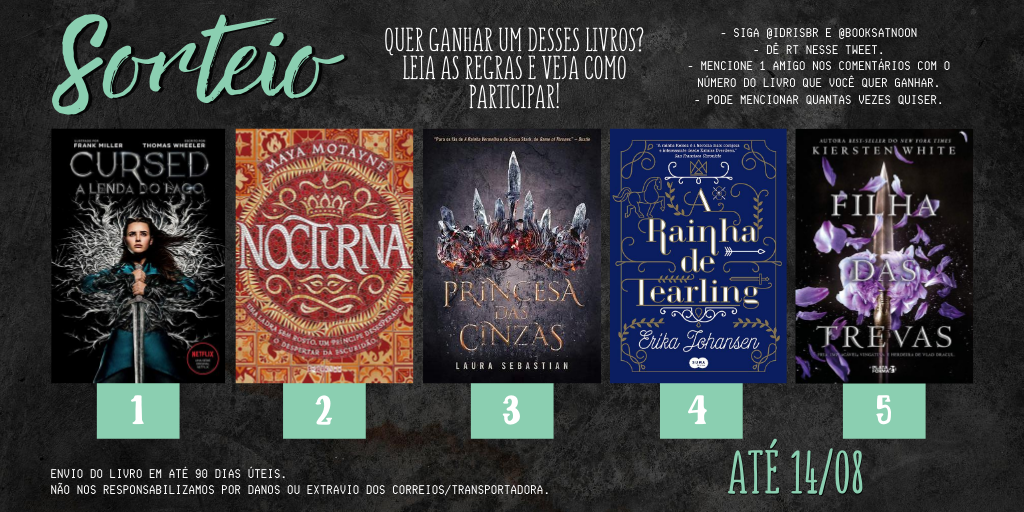 IdrisBR's tweet photo. Sortearemos em parceria com a @booksatnoon 1 (um) ganhador(a) para escolher um dos livros do banner!

Leia o banner e siga o fio para ler as regras e saber como participar!
+ https://t.co/OyIiggssFn