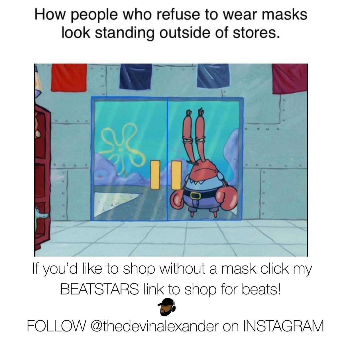 devinalexanderg's tweet photo. ‼️MASKLESS SHOPPING PROVIDED BELOW‼️

🎹BEATSTARS: https://t.co/gkfS1AlTRN 

✅Follow @thedevinalexander on Instagram

Thank you for your support!💯 #Producer #WearADamnMask #musician https://t.co/tgtSGZCVcv