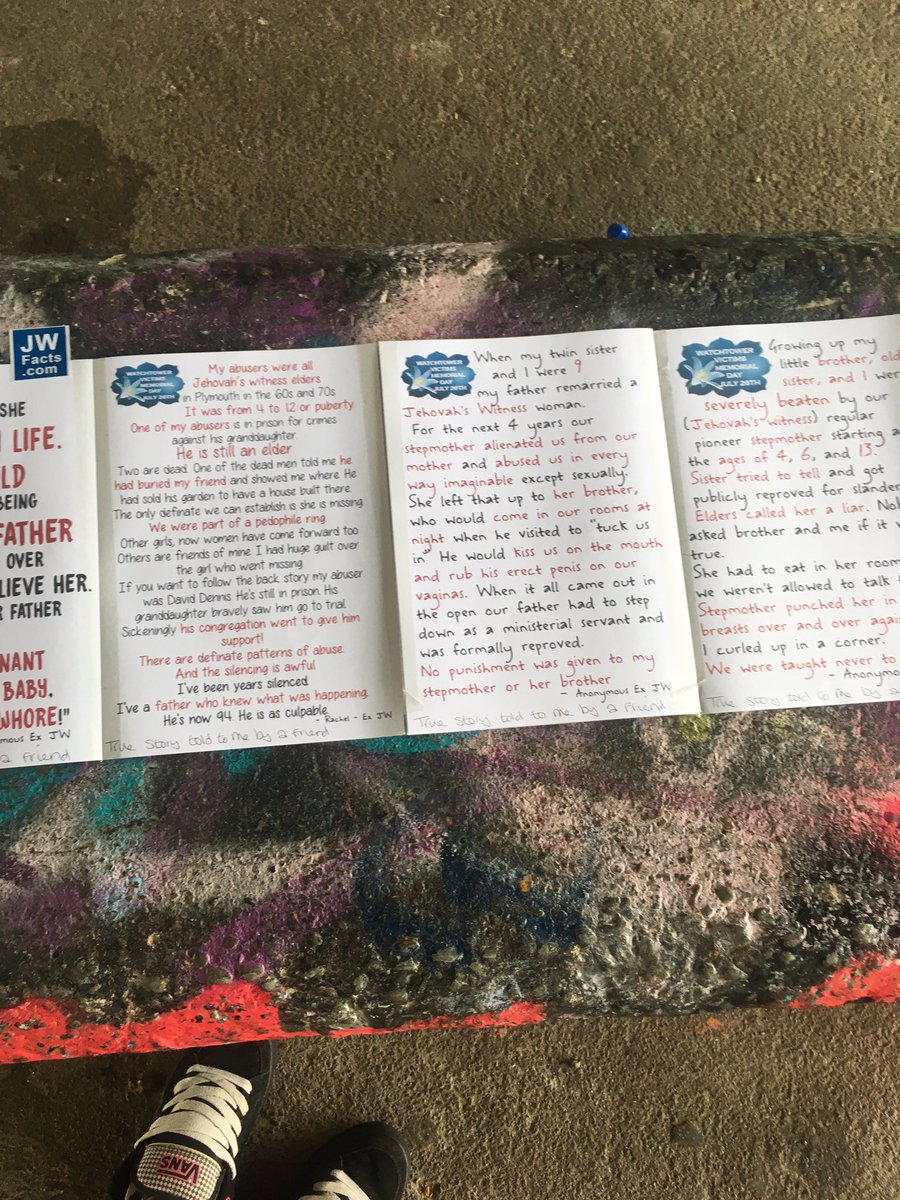 ShaltNotRepent's tweet photo. #WatchtowerVictimsMemorialDay
Down at the skate tunnels where kids hang out
#TwoWitmessRule #jehovahswitness #WatchtowerVictims #ChildSexAbuse #ChildAbuseCoverUp #ChildAbuse #suicide #raped #ChildRape #TwoWitnessRule #jehovahswitness #apostate #shunned #shunning https://t.co/gOzBpdJkD5