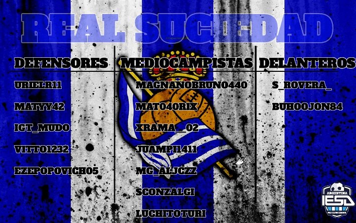 ✍🏻 | PLANTEL OFICIAL 

¡Estos son los jugadores que nos representarán en la "Tercera División" de 
<a href="/IESAArgentina/">IESA</a> !