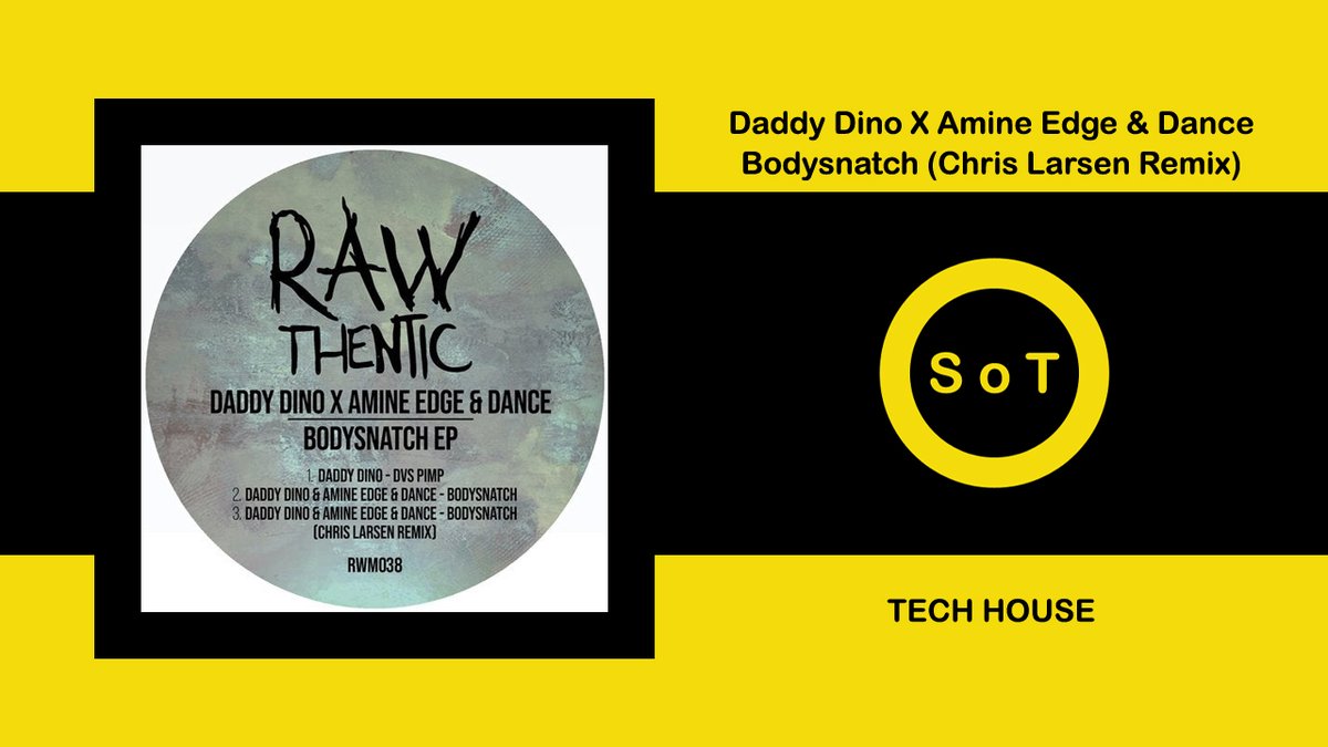 SoundsOfToma's tweet photo. Daddy Dino X Amine Edge &amp; DANCE - Bodysnatch (Chris Larsen Remix) [Tech House] [Rawthentic]

Listen it on YouTube 👉 https://t.co/8BmDQ4vobH

#daddydino #amineedge #dance #bodysnatch #chrislarsen #remix #rawthentic #techhouse #tech #house #housemusic #techno #techhousemix https://t.co/rSPjEF08k3