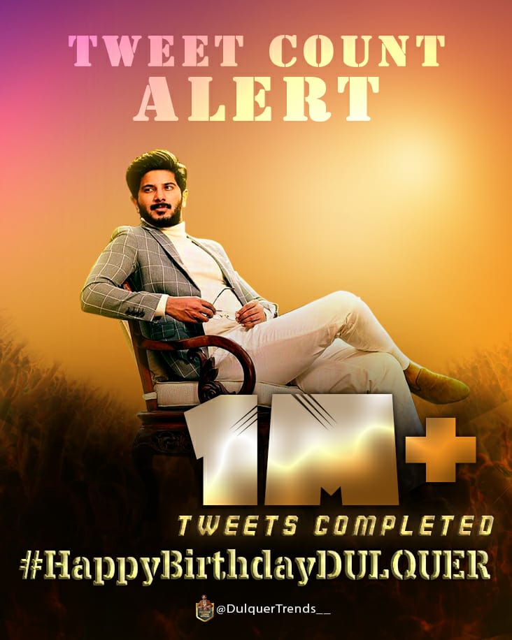 troll_yamandanz's tweet photo. Boom 💥
1st Youth Actor from Mollywood to touch 1M tag Benchmark after Big M's...💯
DQ Fans on ⚡
#HappyBirthdayDULQUER #Kurup
#dqbd @dulQuer #DQ #TrollYamandanz https://t.co/sLqsPKVBFD