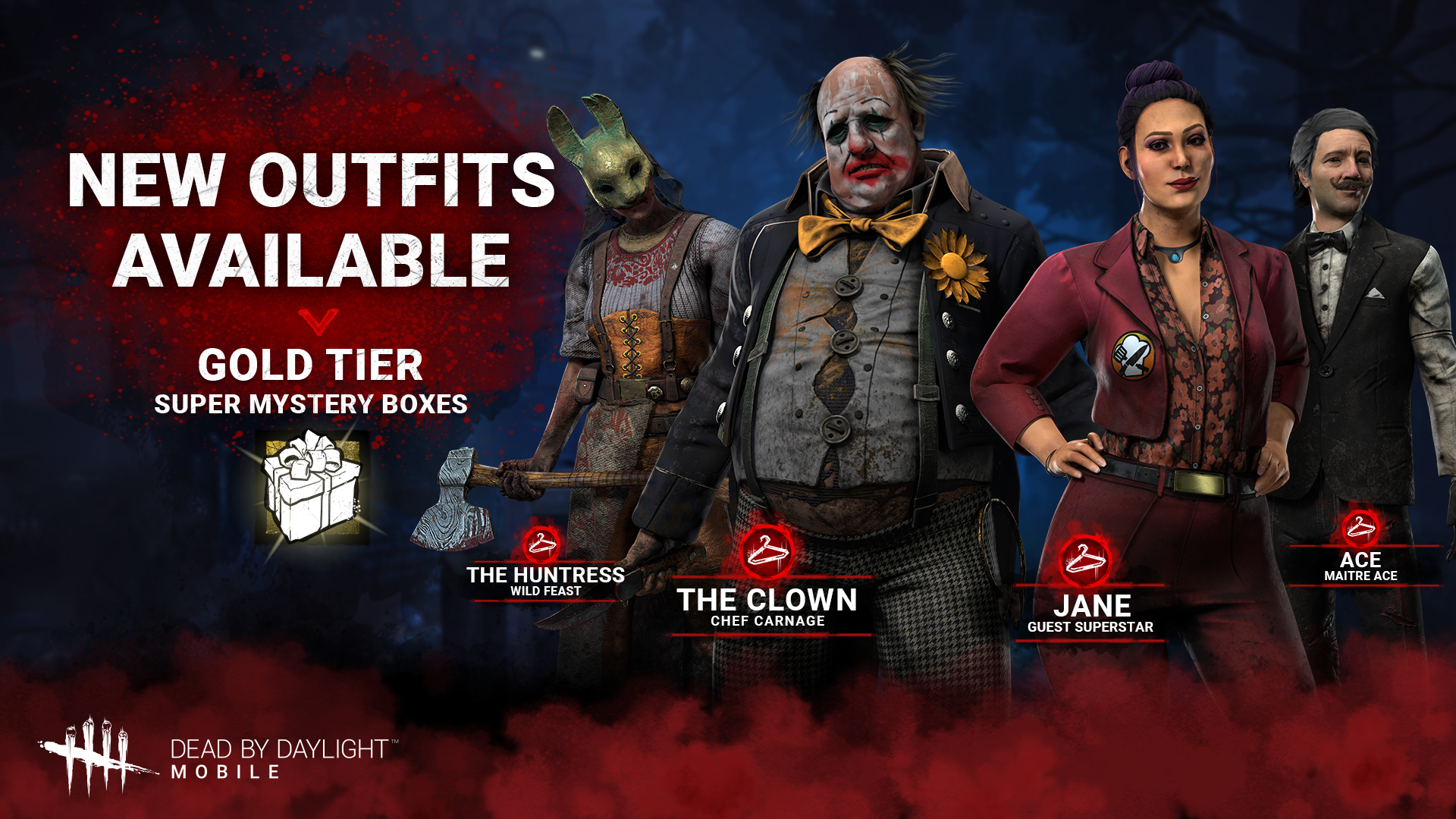 Dead By Daylight Mobile A Twitter Dinner Is Served The Cookout Collection Is Available Now In The Dbdmobile Super Mystery Boxes