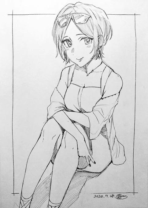 一日一奏!奏チャ!「夏の装い」です。
速水奏の私服を考えようの会。とは。 