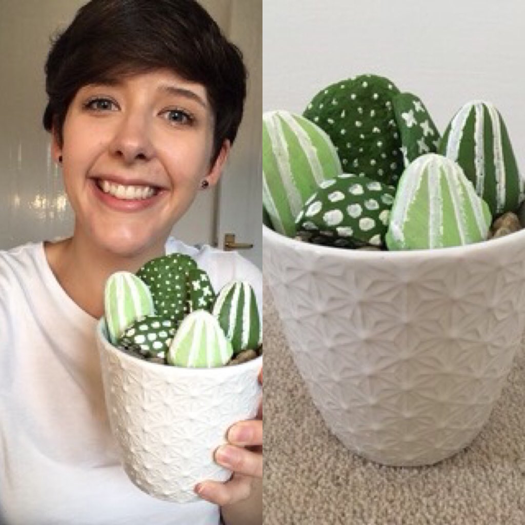 ILEAPCHARITY's tweet image. How cool are these hand crafted painted Cactus stones by our very own Louise! 
Every Friday she is delivering a step by step craft session via zoom for you to join in. This Friday is ice cream themed 🍦
To book online the link is ileap.co.uk/activites/cate…