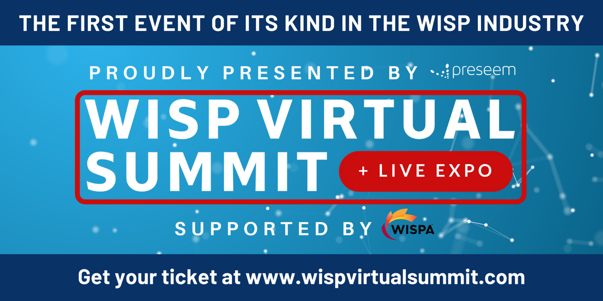 CambiumNetworks's tweet image. The WISP Virtual Summit is tomorrow! Make sure to get your ticket before they sell out! Use our promo code CAMBIUM25 and get 25% off today!

Visit wispvirtualsummit.com now to register and learn more! #WISPVIRTUALSUMMIT #WISPVIRTUALSUMMIT2020