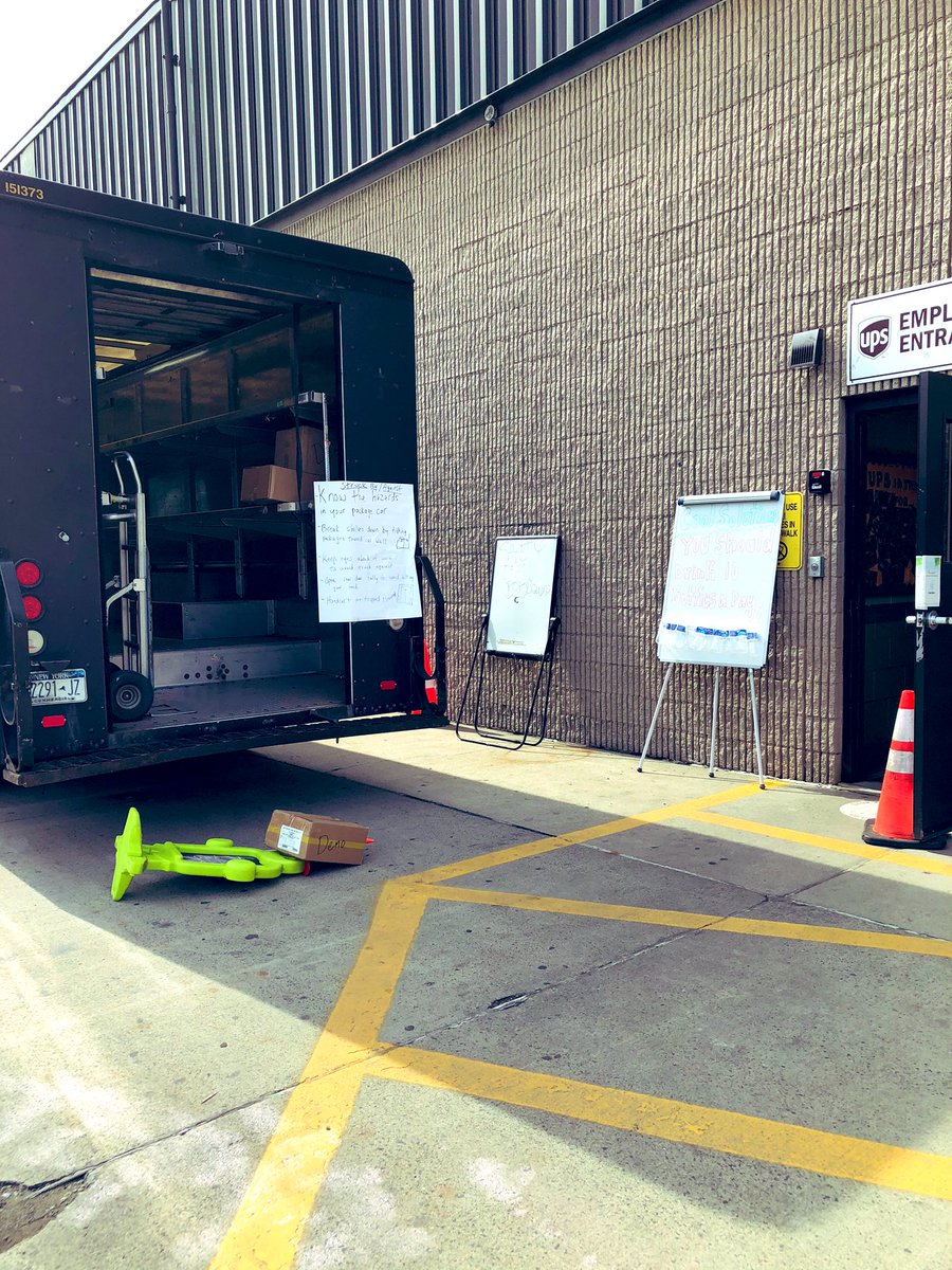 Struck by/Struck Against  reviewing with BaSE Maintenance team about paying attention to their surroundings #nedjulytakeaways <a href="/safetyfirstNED/">Northeast District Safety</a>