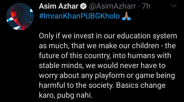 HeyBro888's tweet photo. OMG he is also supporting
#ImranKhanPUBGKholo 
#UNBANPUBG https://t.co/vQGxUsMRzT