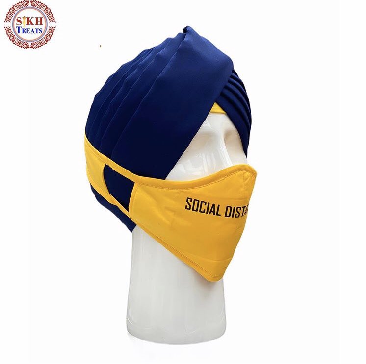 But very practical and easy to use for all. Very comfortable for all day use and not difficult to put on. Works for those with a turban and a beard! So here it is our design on the market to be sold for everyone to use. Please share widely.  https://www.sikhtreats.com/&nbsp; 3/4