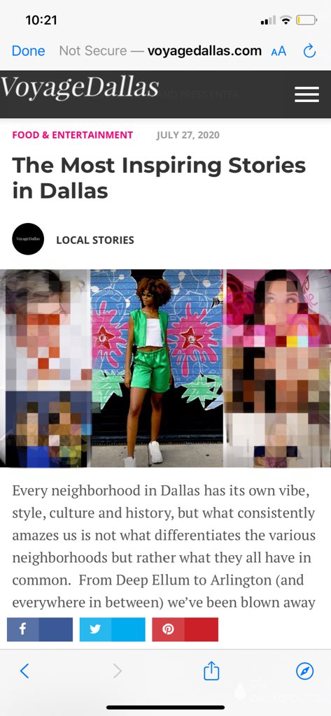vogue_vee's tweet photo. ✨ Check out this article &amp; meet the designer of @vogue_vee ! ✨ special thanks to @VoyageDallasMag for the opportunity to share my passion &amp; love for making clothes! 
https://t.co/or29sYbpx8 https://t.co/JcnidJsagC