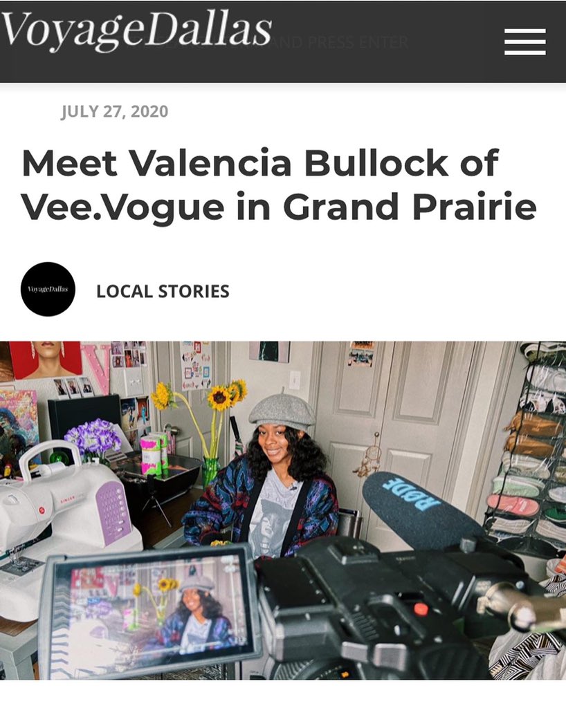 vogue_vee's tweet photo. ✨ Check out this article &amp; meet the designer of @vogue_vee ! ✨ special thanks to @VoyageDallasMag for the opportunity to share my passion &amp; love for making clothes! 
https://t.co/or29sYbpx8 https://t.co/JcnidJsagC