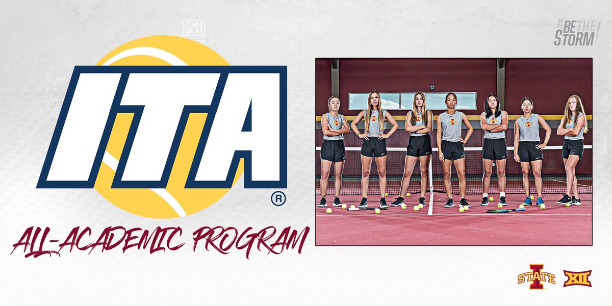 💥 ɪᴛᴀ ᴀʟʟ-ᴀᴄᴀᴅᴇᴍɪᴄ ᴛᴇᴀᴍ 💥
 
Proud of our team for being named an ITA All-Academic Team! Congrats to Chie Kezuka and Karen Alvarez on being named Scholar-Athletes!
 
cyclones.com/news/2020/7/27…