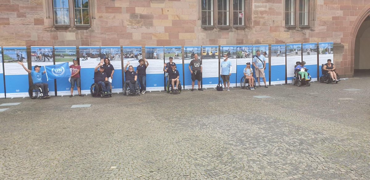 #UNBehindertenrechtskonvention auf Tour in #Saarbrücken