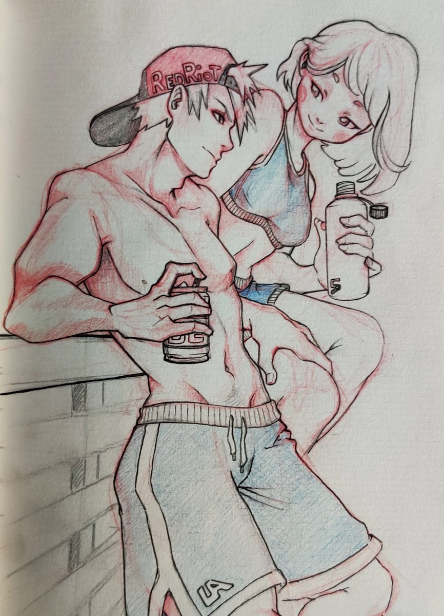 artis4fun's tweet photo. #kacchakoweek2020
So it has begun...
Titled: "Taking a short break" - After sparring.

btw can't promise I will post something every day, but I will try! Happy Kacchakoweek everybody! Cant wait to see/read all of your amazing creations!💞 https://t.co/Cn7et5IkLW