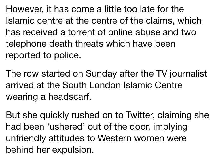 So an event organised by Mosques across the country to foster better relations between Muslims and the wider community and counter hate not only got derailed but Mosques started to get threats.