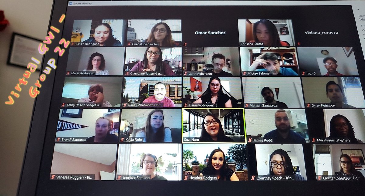Miss_G_Sanchez's tweet photo. With my GWI Small Group!! 🙂 #gwi2020 @NACACedu https://t.co/vQEsaFejS1