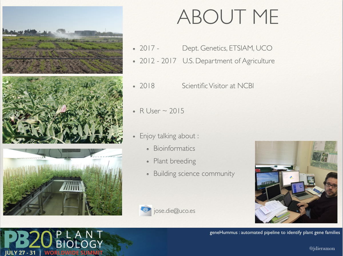 jdieramon's tweet image. My talk for the Plant Bioinformatics Resources on 07/29 11:40 am (EDT) : "Automated Clustering of Plant Gene Families from @NCBI Databases" #PlantBio20 . Hit me any questions at the live Q&amp;amp;A ! github.com/NCBI-Hackathon… #geneHummus