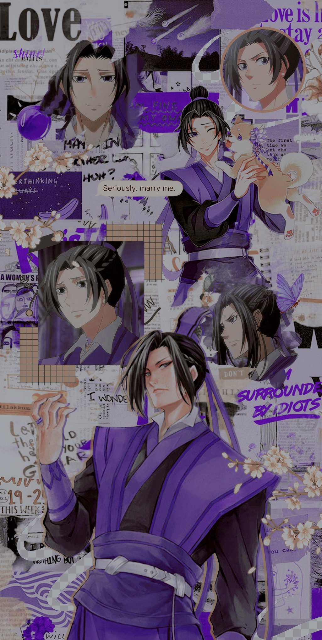 X 上的 Shine! edits：「✫ Lockscreen ✫ Anime: Mo Dao Zu Shi ✫ Personagens: Wei  WuXian e Lan WangJi ✫ Like/RT se salvar ✫ Print se usar ✫ Não repostar  /mika  /