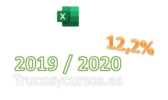 Trucos_Excel's tweet photo. Calcular el porcentaje de la variación (diferencia) entre valores en Excel  ► https://t.co/BWXsGxp3CP ► #excel #trucosycursos #excel365 #excel2019 #office365 #office2016 #microsoft https://t.co/pLSst801oC
