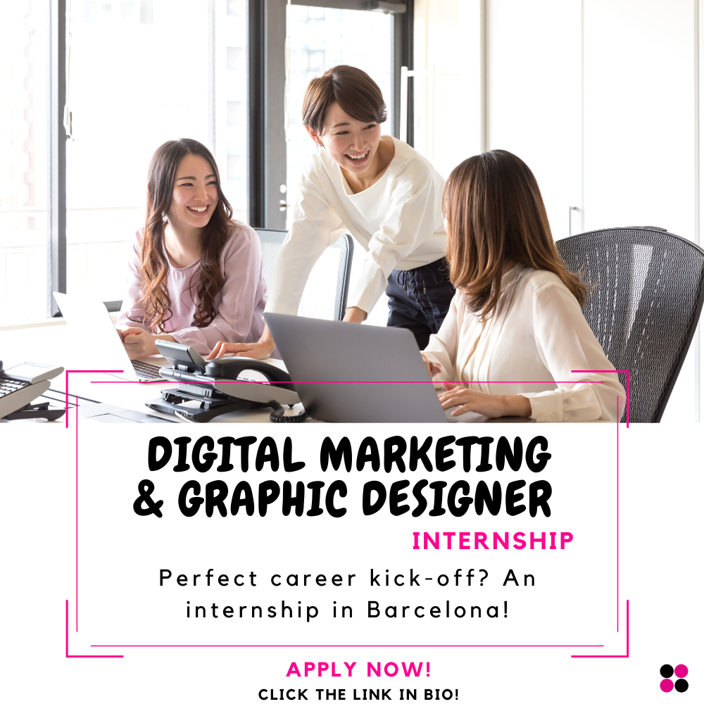 Digital Marketing and Graphic Designer internship in Barcelona | Spain  Internship | hosco.