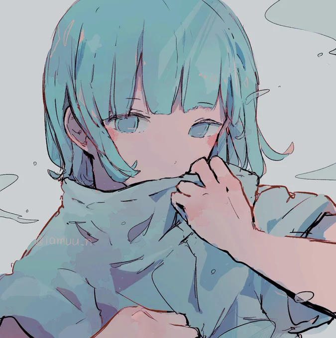 #絵を彩度100にすると超派手 
これはこれでいいな 