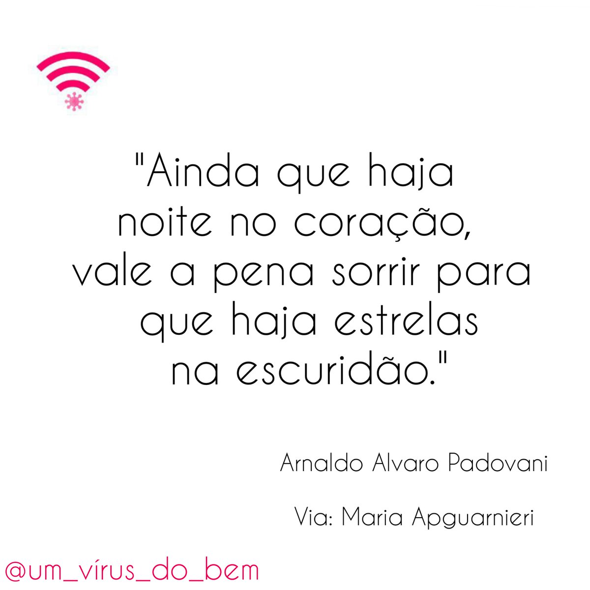 VirusBem's tweet photo. um_virus_do_bem #fé #espelheobem♥️😍 #esperança #luz #amor #cuidado #gratidão #quarentena #vaificartudobem #vaipassar #carinho #atenção #afeto #cuidadodooutro #laveasmãos #usemascara #sejaluz #xocoronavirus #TamoJuntoBMD https://t.co/JJcdcTahod