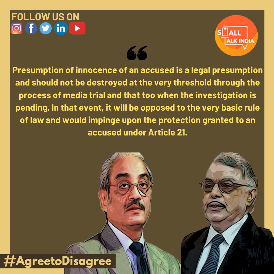 smalltalkindia's tweet photo. Should media reports based on mere suspicion or personal opinion be published?
#legalnews #dailynews #newsreporter #dailyreporter #indiansws #bjpnews #constitution #lawandorder #courtrooms #highcourt #boyslockerroom #legaleducation #legalknowledge #lokadalat #medialaw #enews https://t.co/vgDc3ykKp9