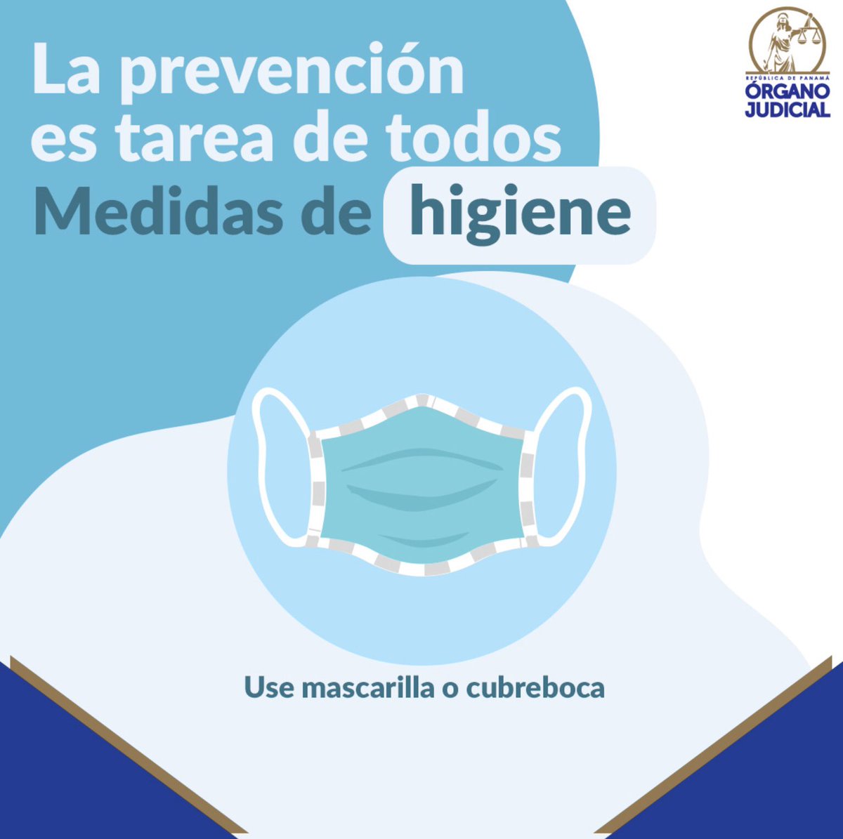 No olvides el uso de mascarillas o cubreboca, recuerda que la prevención del #Covid19, es tarea de todos.
