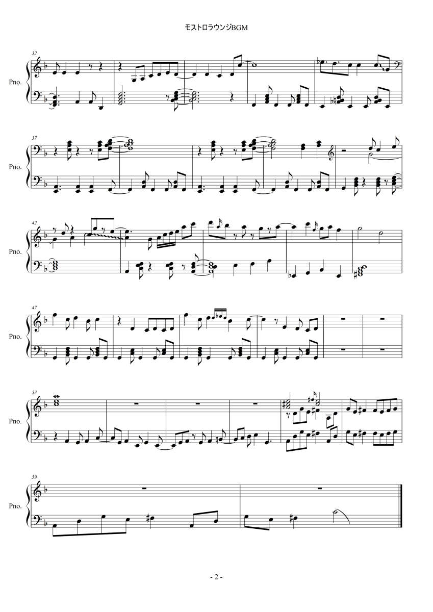 翔ちゃんの帽子 耳コピ モストロラウンジbgm 楽譜 耳コピ ピアノ譜 ツイステッドワンダーランド ツイステ オクタヴィネル T Co Zr7vfy48v9