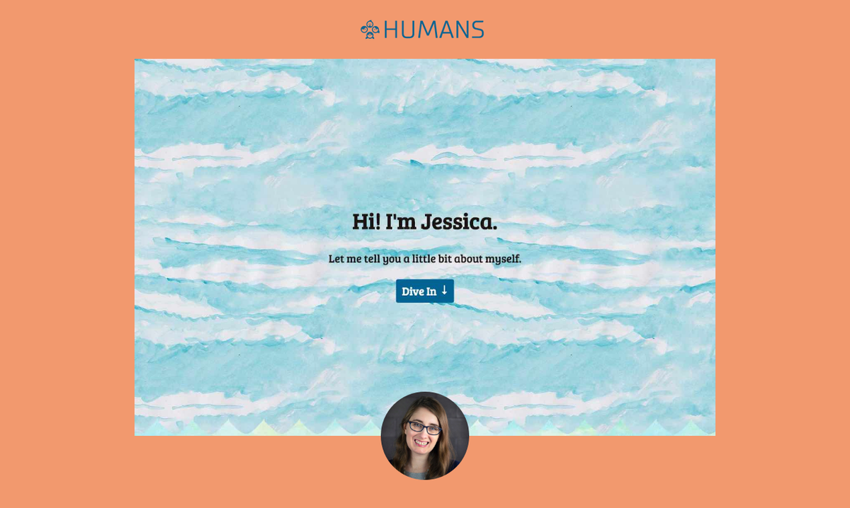HumansFyi's tweet photo. 👋
Our featured personal site of the day goes to front end developer @JessicaRGleason.
Dive in to her ocean inspired personal site 🐋🐠🐙 to explore her work and hobbies 🍪✍🦀️ 👉  
https://t.co/Feqd9RxiX0
#humans #featured https://t.co/dCNrvvfK3t