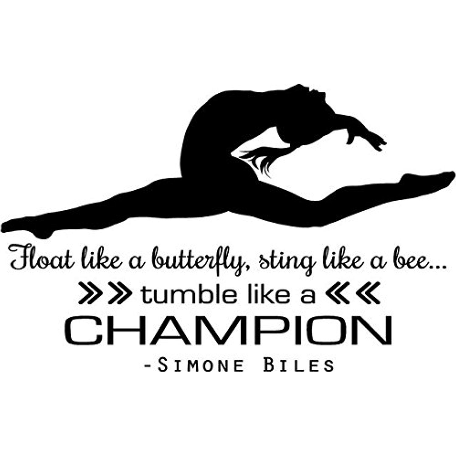 Springee Float Like A Butterfly Sting Like A Bee Tumble Like A Champion Simone Biles T Co K8s4omosq8 Twitter