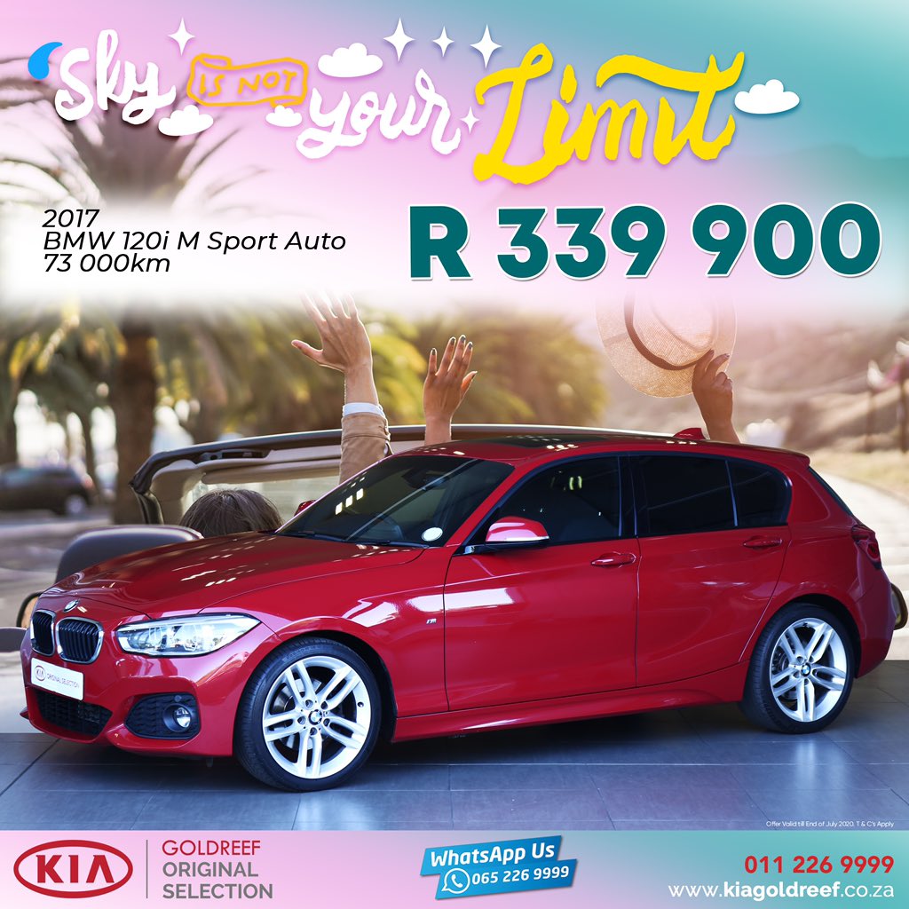 Freeway_Group's tweet image. 2017
BMW 120i
M Sport Auto
73 000km
Price: R339 900

T’s &amp;amp; C’s apply

kiagoldreef.co.za

Whatsapp 📲 us on 065 226 9999
Or
Call ☎️ us on 011 226 9999

#KiaGoldReef #OriginalSelection #FreewayGroup #BMW #BMW120i #120i #1Series #MSport #Auto